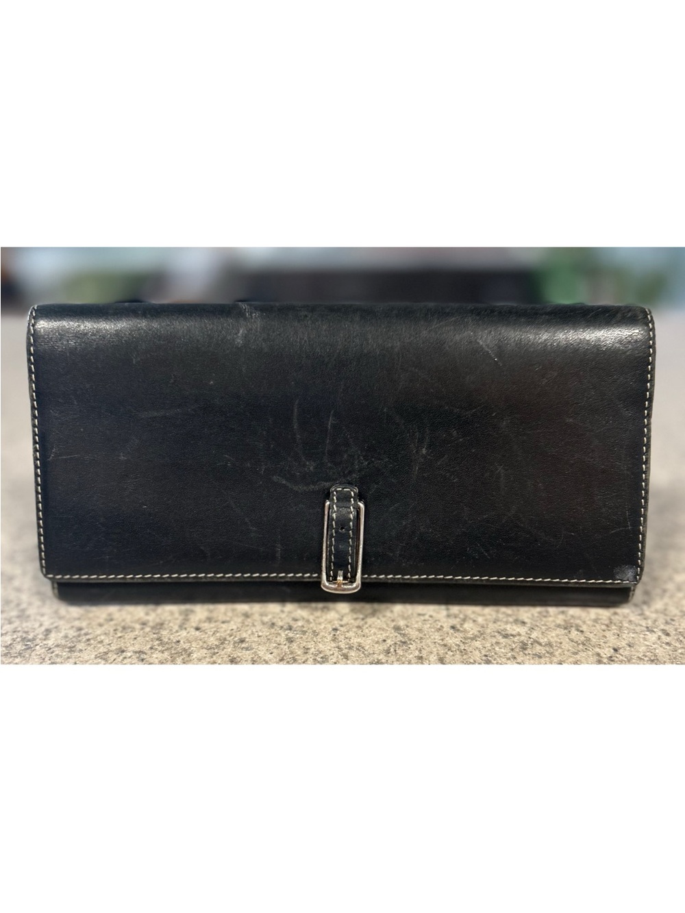 Vintage COACH Black Leather Wallet